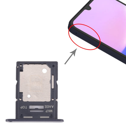 Pour Samsung Galaxy A15 4G SM-A155F plateau de carte SIM d'origine + plateau de carte SIM/Micro SD