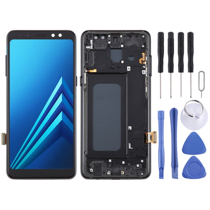 Pour Samsung Galaxy A8 2018 / A5 2018 SM-A530 écran LCD d'origine numériseur assemblage complet avec cadre