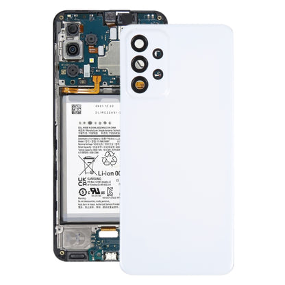Couvercle arrière de batterie d'origine pour Samsung Galaxy A23 4G SM-A235F, avec couvercle d'objectif d'appareil photo