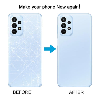 Couvercle arrière de batterie d'origine pour Samsung Galaxy A23 4G SM-A235F, avec couvercle d'objectif d'appareil photo