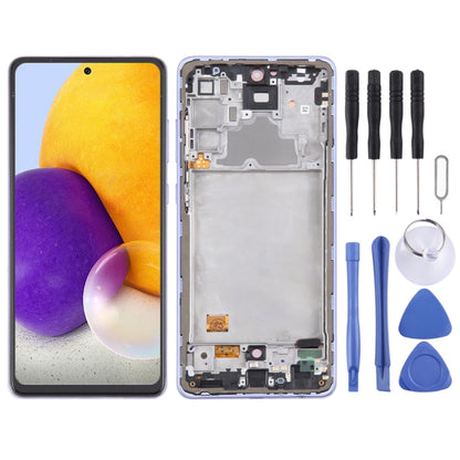 Écran LCD Original de 6.43 pouces pour Samsung Galaxy A72 4G SM-A725, assemblage complet avec cadre