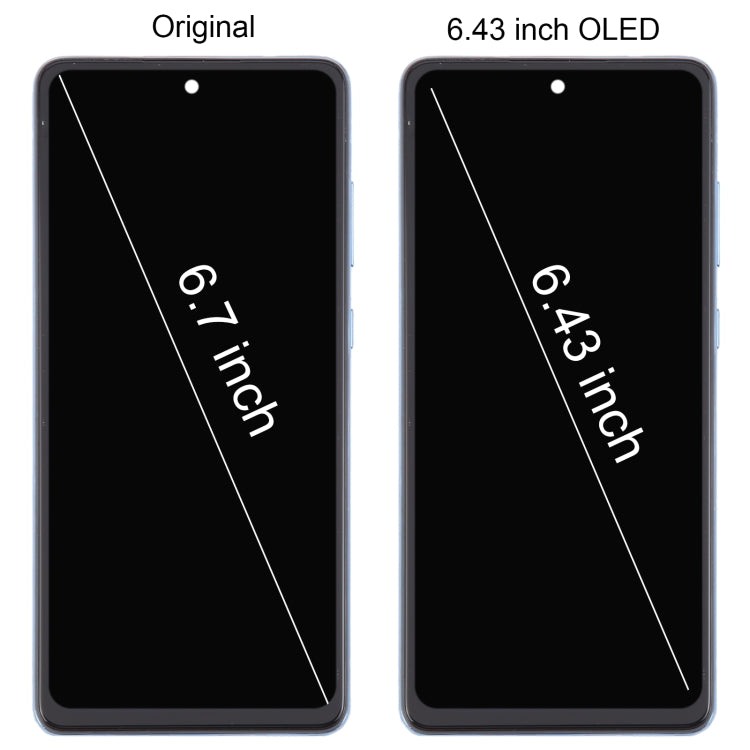 Écran LCD Original de 6.43 pouces pour Samsung Galaxy A72 4G SM-A725, assemblage complet avec cadre