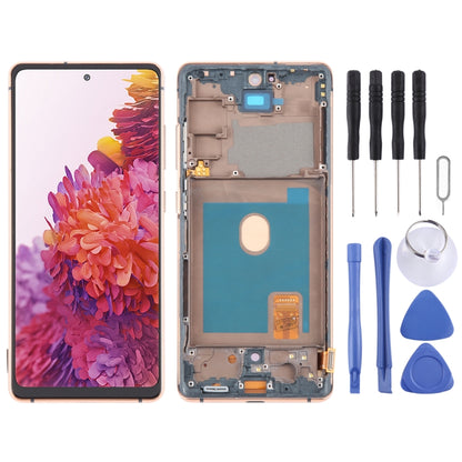 Pour Samsung Galaxy S20 FE SM-G780F 6,43 pouces OLED LCD écran numériseur assemblage complet avec cadre