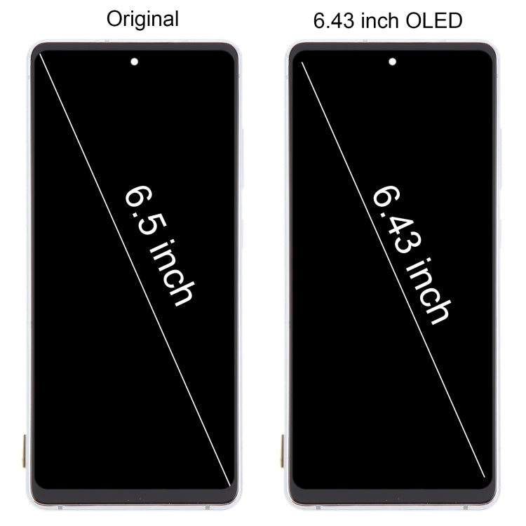Pour Samsung Galaxy S20 FE SM-G780F 6,43 pouces OLED LCD écran numériseur assemblage complet avec cadre