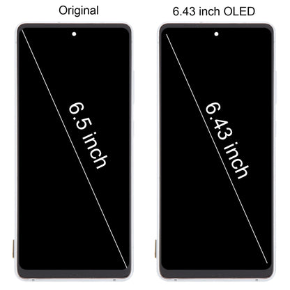 Pour Samsung Galaxy S20 FE SM-G780F 6,43 pouces OLED LCD écran numériseur assemblage complet avec cadre