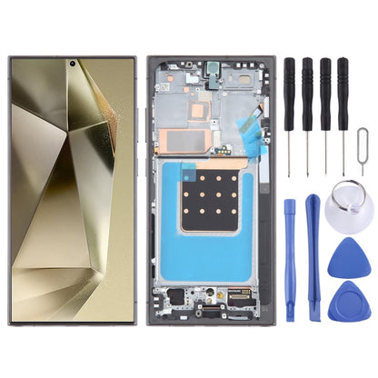 Pour Samsung Galaxy S24 Ultra SM-S928B 6,78 pouces OLED LCD écran numériseur assemblage complet avec cadre, For Samsung Galaxy S24 Ultra(6.78 inch), For Samsung Galaxy S24 Ultra 6.78 inch (OLED)