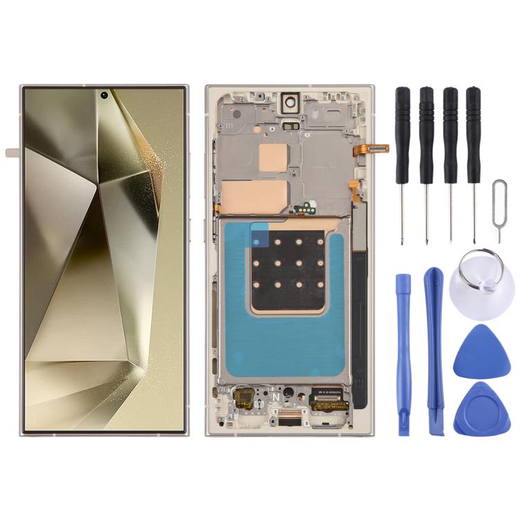 Pour Samsung Galaxy S24 Ultra SM-S928B 6,78 pouces OLED LCD écran numériseur assemblage complet avec cadre, For Samsung Galaxy S24 Ultra(6.78 inch), For Samsung Galaxy S24 Ultra 6.78 inch (OLED)