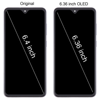 Pour Samsung Galaxy S21 FE 5G SM-G990B 6,36 pouces OLED LCD écran numériseur assemblage complet avec cadre
