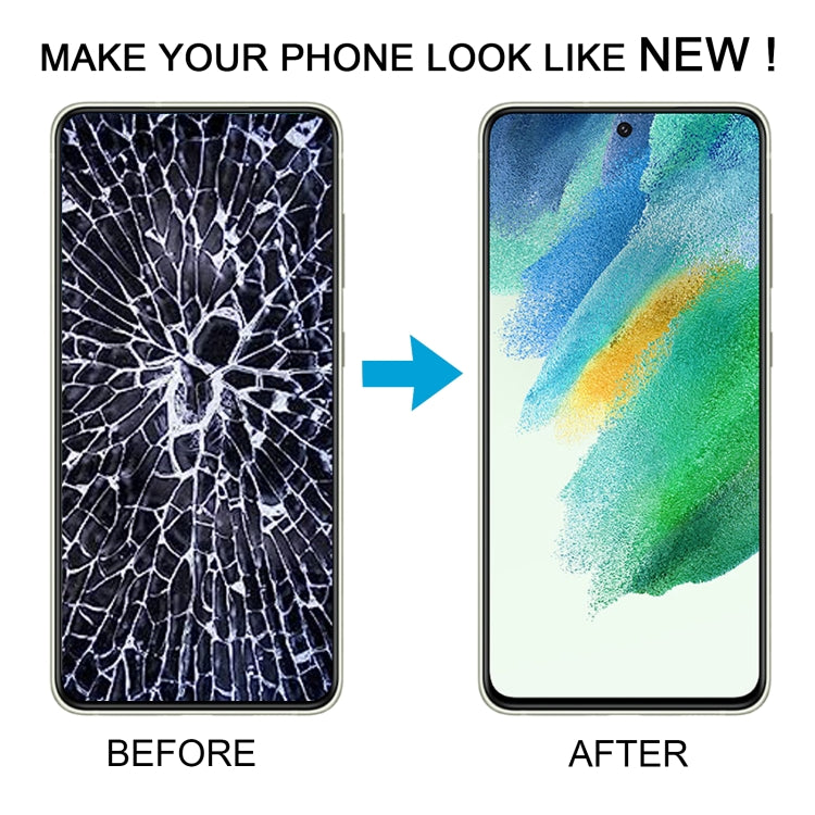 Pour Samsung Galaxy S21 FE 5G SM-G990B 6,43 pouces OLED LCD écran numériseur assemblage complet avec cadre