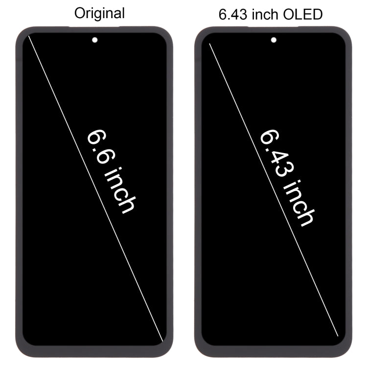 Pour Samsung Galaxy A55 SM-A556B 6,43 pouces OLED LCD écran numériseur assemblage complet avec cadre