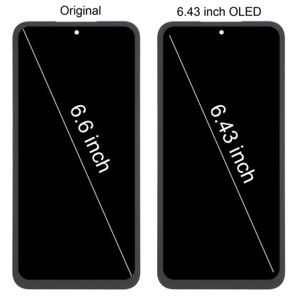 Pour Samsung Galaxy A55 SM-A556B 6,43 pouces OLED LCD écran numériseur assemblage complet avec cadre