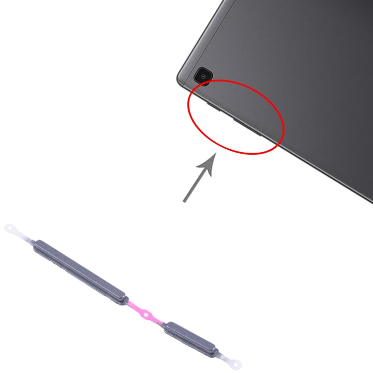 Bouton d'alimentation et bouton de contrôle du volume d'origine pour Samsung Galaxy Tab A7 Lite SM-T225