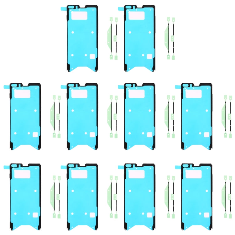 Pour Galaxy S10 + 10 pièces adhésif pour boîtier avant