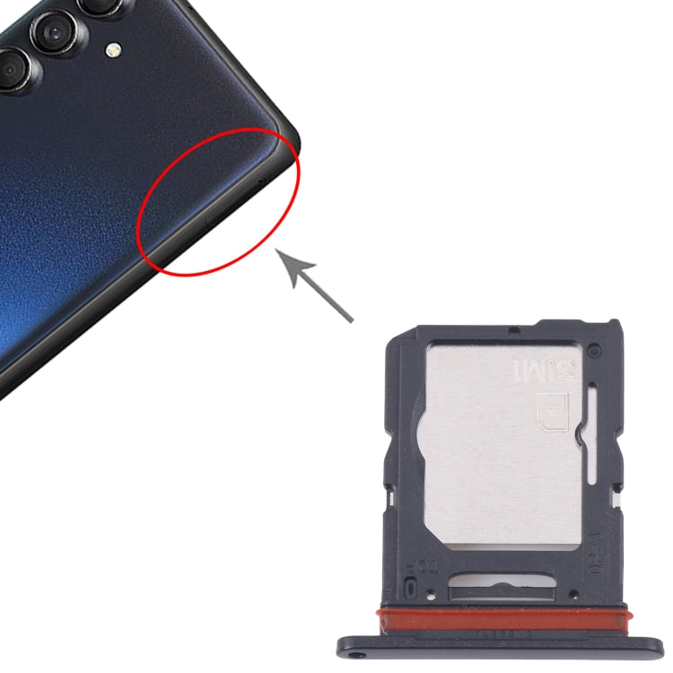 Pour Samsung Galaxy M55 SM-M556B Plateau de carte SIM d'origine + Plateau de carte SIM / Plateau de carte Micro SD