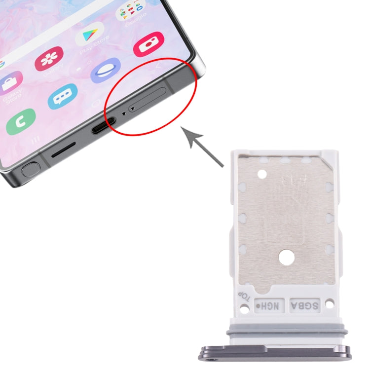 Pour Samsung Galaxy S25/S25+ SM-S931/S936 Tiroir de carte SIM d'origine + Tiroir de carte SIM