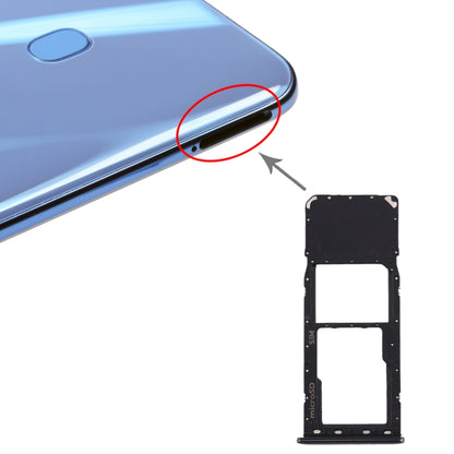 Pour Galaxy A20 A30 A50 Plateau de carte SIM + Plateau de carte Micro SD