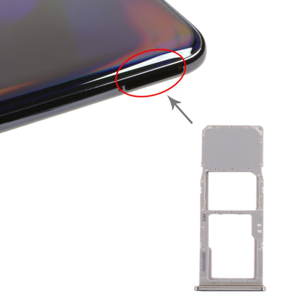 Pour Galaxy A70 Plateau de carte SIM + Plateau de carte Micro SD
