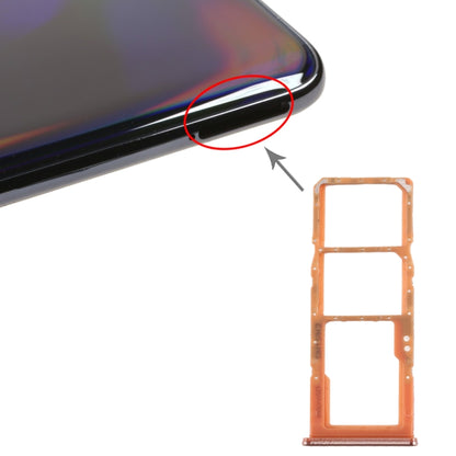 Pour Galaxy A70 Plateau de carte SIM + Plateau de carte SIM + Plateau de carte Micro SD