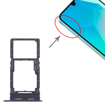 Pour Galaxy A16 SM-A165F Tiroir de carte SIM d'origine + Tiroir de carte SIM / Micro SD