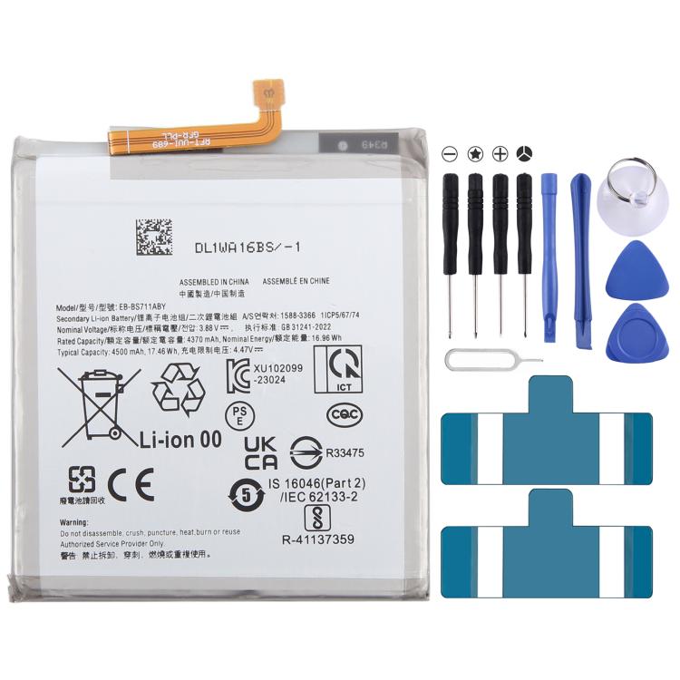 Batterie de remplacement Li-Polymère 4370mAh pour Samsung Galaxy S23 FE EB-BS711ABY