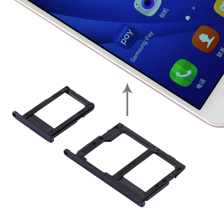 Pour Galaxy J5 Prime / G570 & J7 Prime / G610 Plateau de carte SIM + Plateau de carte Micro SD et SIM