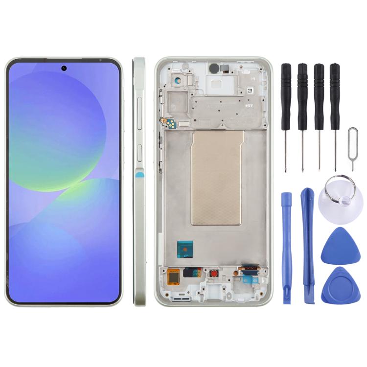 For Samsung Galaxy A36 SM-A366B 6.67 inch OLED LCD Screen Digitizer Full Assembly with Frame