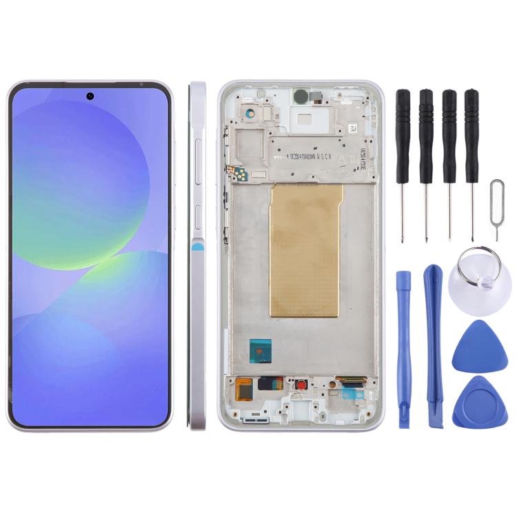 For Samsung Galaxy A36 SM-A366B 6.67 inch OLED LCD Screen Digitizer Full Assembly with Frame