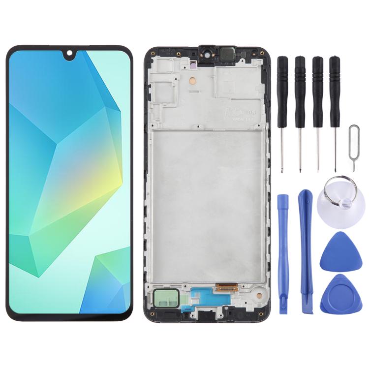 Écran OLED LCD 6,66 pouces (version UE) avec cadre inclus pour Samsung Galaxy A16 5G SM-A166B
