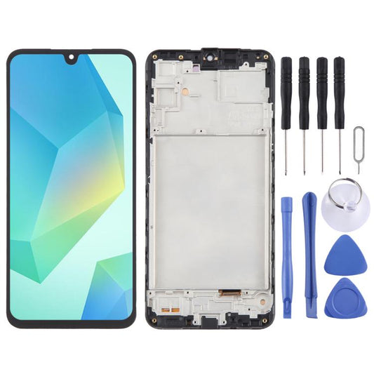 Écran OLED LCD 6,66 pouces avec cadre pour Samsung Galaxy A16 4G SM-A165F