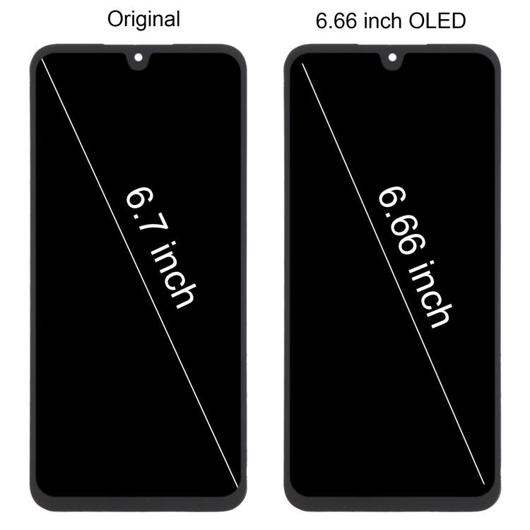 Écran OLED LCD 6,66 pouces avec cadre pour Samsung Galaxy A16 4G SM-A165F