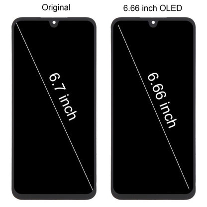 Écran OLED LCD 6,66 pouces avec cadre pour Samsung Galaxy A16 4G SM-A165F