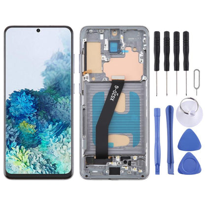 Écran LCD TFT complet avec cadre pour Samsung Galaxy S20 5G SM-G981B, For Samsung Galaxy S20 5G