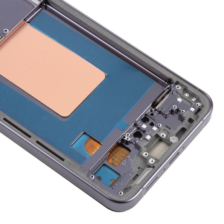 For Samsung Galaxy S24 FE SM-S721B OLED LCD Screen Digitizer Full Assembly with Frame