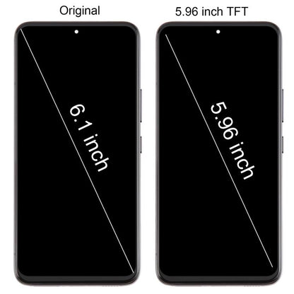For Samsung Galaxy S22 SM-S901B 5.96 inch TFT LCD Screen Digitizer Full Assembly with Frame, Not Supporting Fingerprint Identification