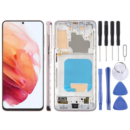 For Samsung Galaxy S21 5G SM-G991B 6.12 inch TFT LCD Screen Digitizer Full Assembly with Frame, Not Supporting Fingerprint Identification