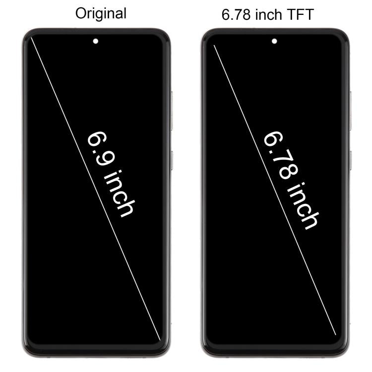 For Samsung Galaxy S20 Ultra SM-G988B 6.78 inch TFT LCD Screen Digitizer Full Assembly with Frame, Not Supporting Fingerprint Identification