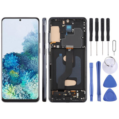 For Samsung Galaxy S20+ SM-G985F 6.58 inch TFT LCD Screen Digitizer Full Assembly with Frame, Not Supporting Fingerprint Identification