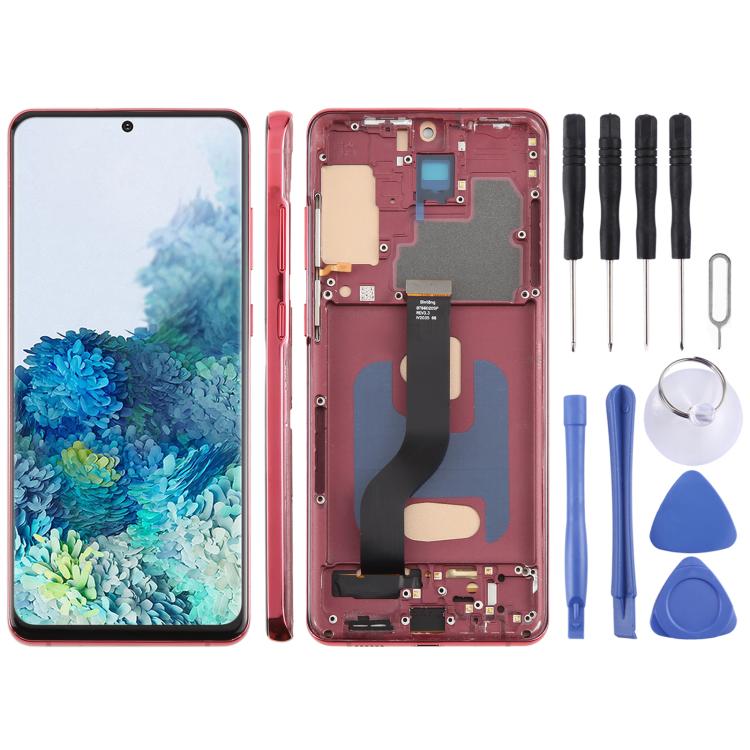 For Samsung Galaxy S20+ SM-G985F 6.58 inch TFT LCD Screen Digitizer Full Assembly with Frame, Not Supporting Fingerprint Identification