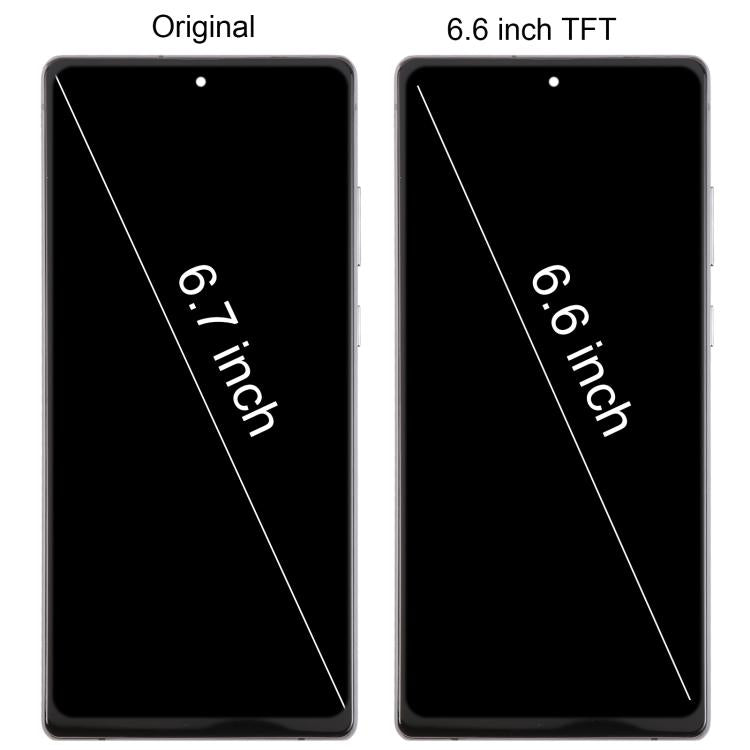 For Samsung Galaxy Note20 SM-N980F 6.6 inch TFT LCD Screen Digitizer Full Assembly with Frame, Not Supporting Fingerprint Identification