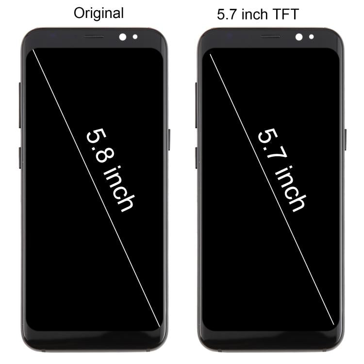 For Samsung Galaxy S8 SM-G950F 5.7 inch TFT LCD Screen Digitizer Full Assembly with Frame