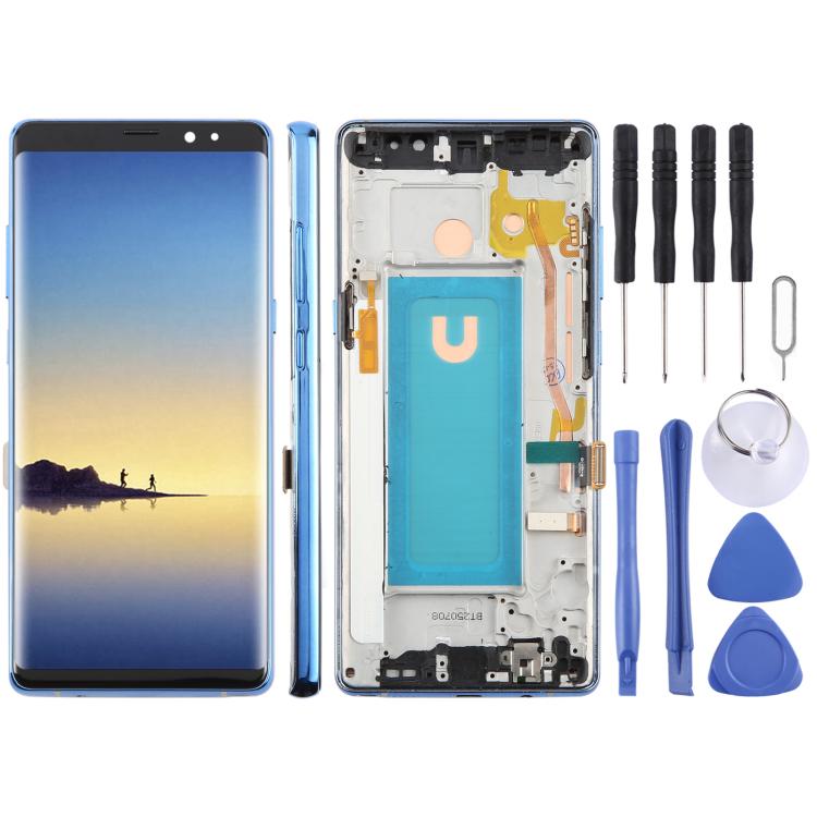Écran LCD TFT 6,25 pouces avec châssis pour Samsung Galaxy Note 8 SM-N950F