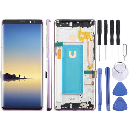 Écran LCD TFT 6,25 pouces avec châssis pour Samsung Galaxy Note 8 SM-N950F
