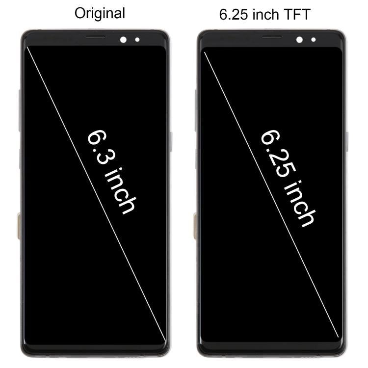 Écran LCD TFT 6,25 pouces avec châssis pour Samsung Galaxy Note 8 SM-N950F