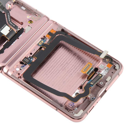 Écran LCD complet avec cadre pour Samsung Galaxy Z Flip 5G SM-F707, For Samsung Galaxy Z Flip 5G