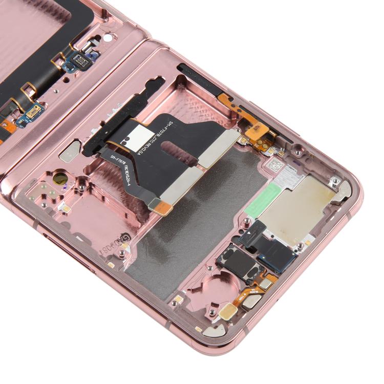 Écran LCD complet avec cadre pour Samsung Galaxy Z Flip 5G SM-F707, For Samsung Galaxy Z Flip 5G