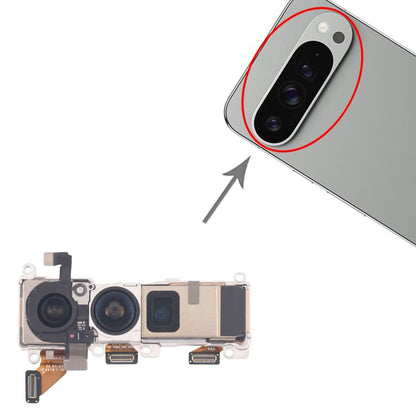 For Google Pixel 9 Pro XL Original Camera Set (Periscope + Wide + Main Camera)