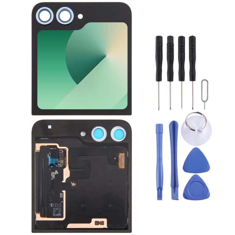 Écran secondaire LCD d'origine pour Samsung Galaxy Z Flip6 SM-F741B, numériseur complet avec cache-objectif de caméra, For Samsung Galaxy Z Flip6(Original Secondary LCD with Camera Cover)