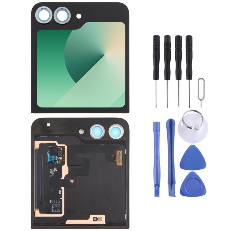 Écran secondaire LCD d'origine pour Samsung Galaxy Z Flip6 SM-F741B, numériseur complet avec cache-objectif de caméra, For Samsung Galaxy Z Flip6(Original Secondary LCD with Camera Cover)