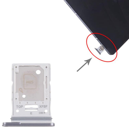 Tiroir de carte SIM d'origine + tiroir de carte microSD pour Samsung Galaxy Tab S10 FE+ SM-X626