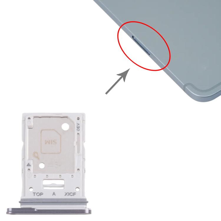 Tiroir de carte SIM d'origine + tiroir de carte microSD pour Samsung Galaxy Tab S11 Ultra SM-X936
